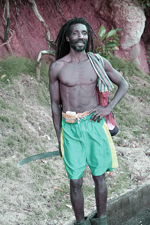 Gave this Rasta a special brownie snack